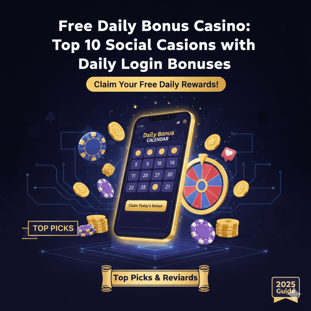 Free Daily Bonus Casino: Top 10 Social Casinos with Daily Login Bonuses