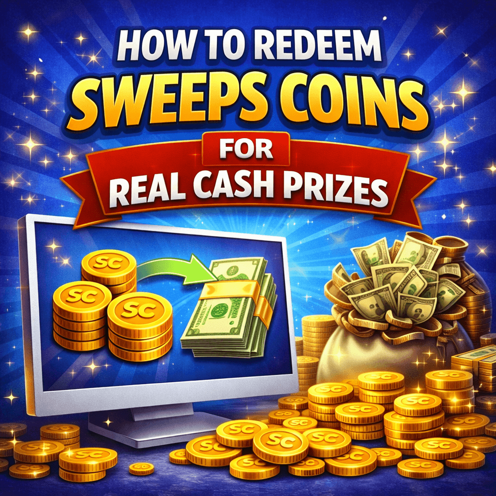How to Redeem Sweeps Coins for Real Cash Prizes